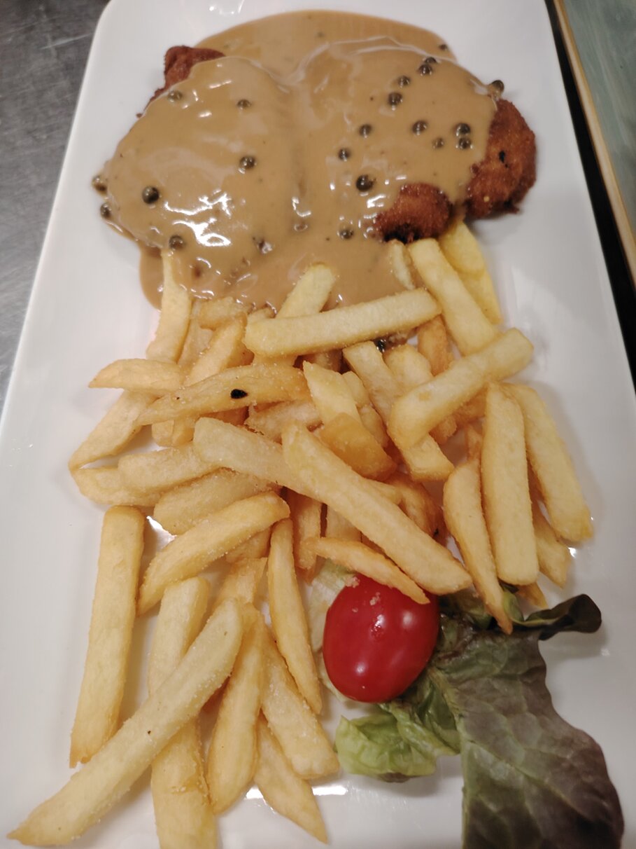 Pikantes Cordon bleu mit Beilage